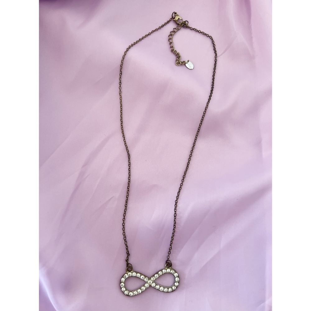 Infinity jewel necklace